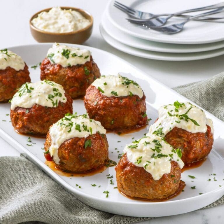 Stonemill Kitchens Recipes   ARTICHOKE JALAPENO MEATBALLS 073 V2 1x1 Scaled E1657744834532 768x768 