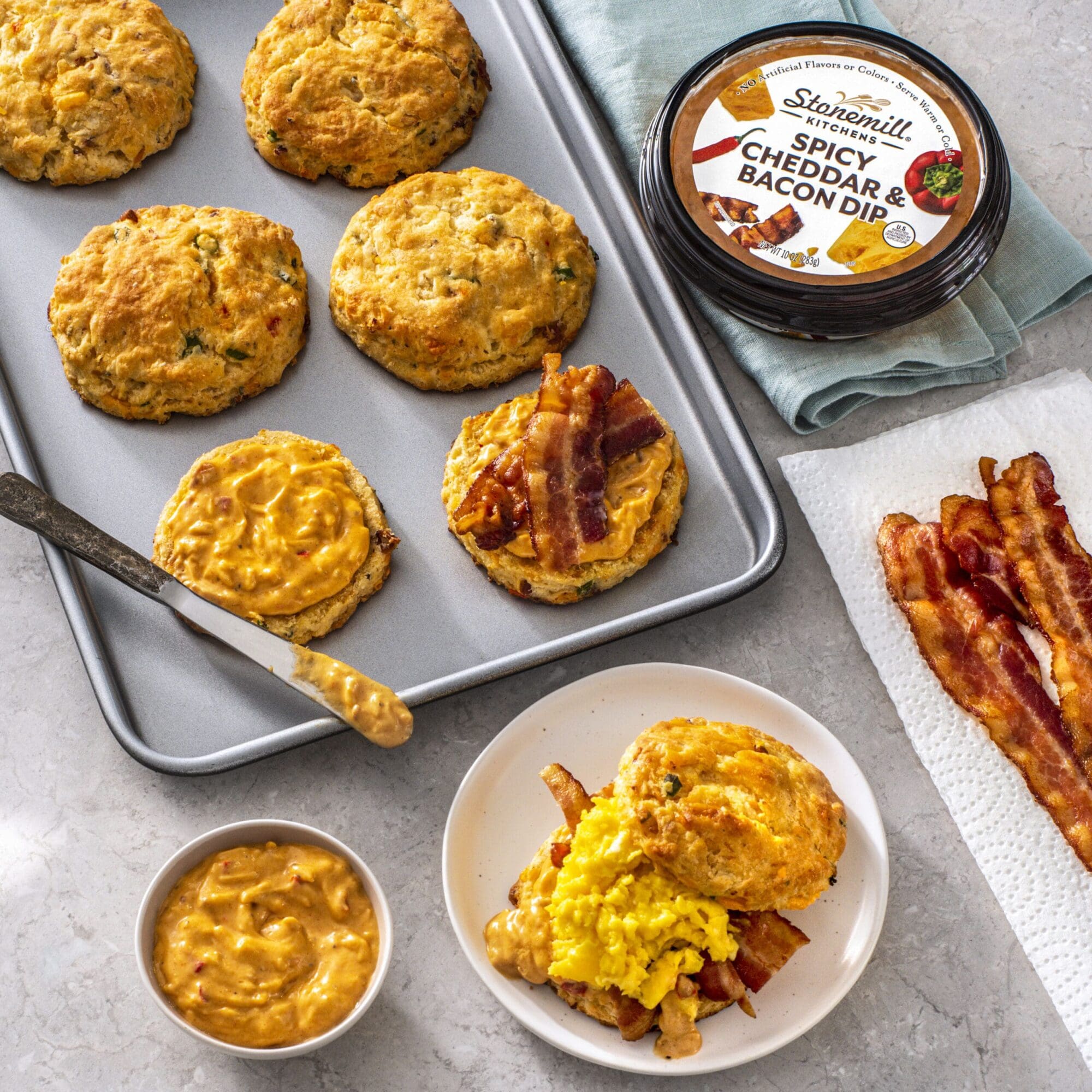 Bacon Cheddar Biscuits